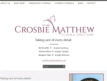 Tablet Screenshot of crosbiematthew.co.uk